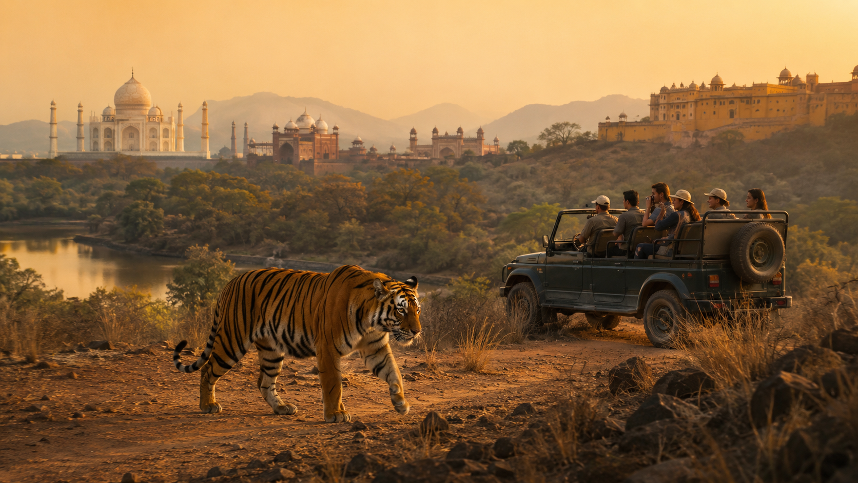 Golden Triangle With Ranthambore